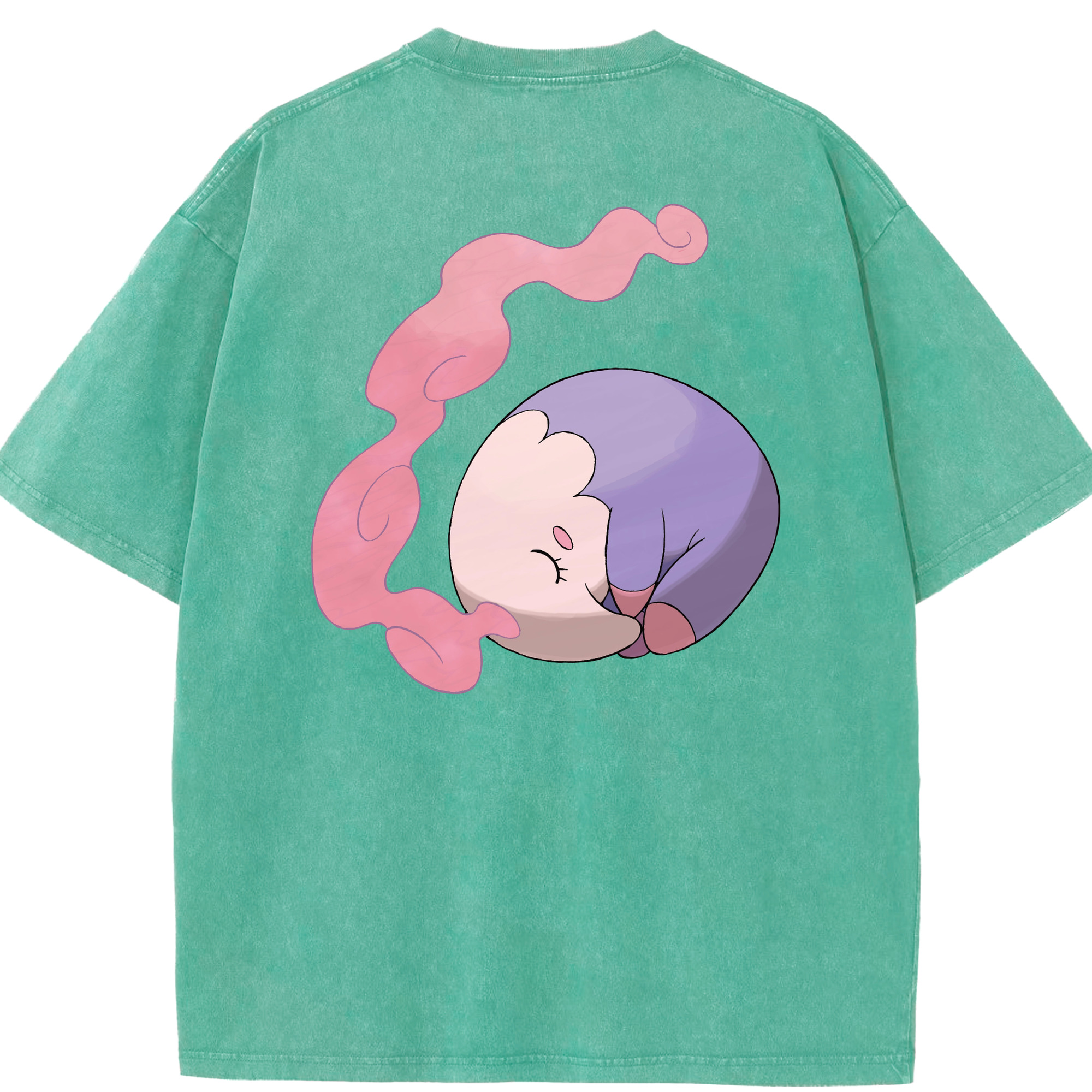 （画像用） ポケットモンスター Pokémon 綿100% ヴィンテージ風 半袖Tシャツ（背面プリント）